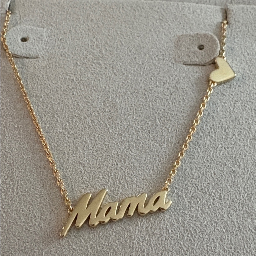 18k Gold Vermeil Mama necklace - Picture 3 of 3